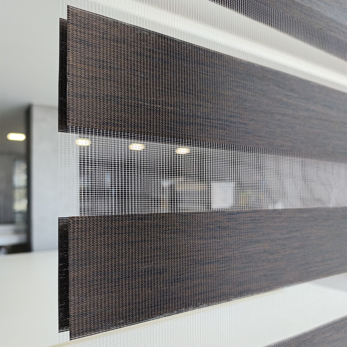 Διπλό ρόλερ Zebra 87-V6 Καφέ ΖΑ35